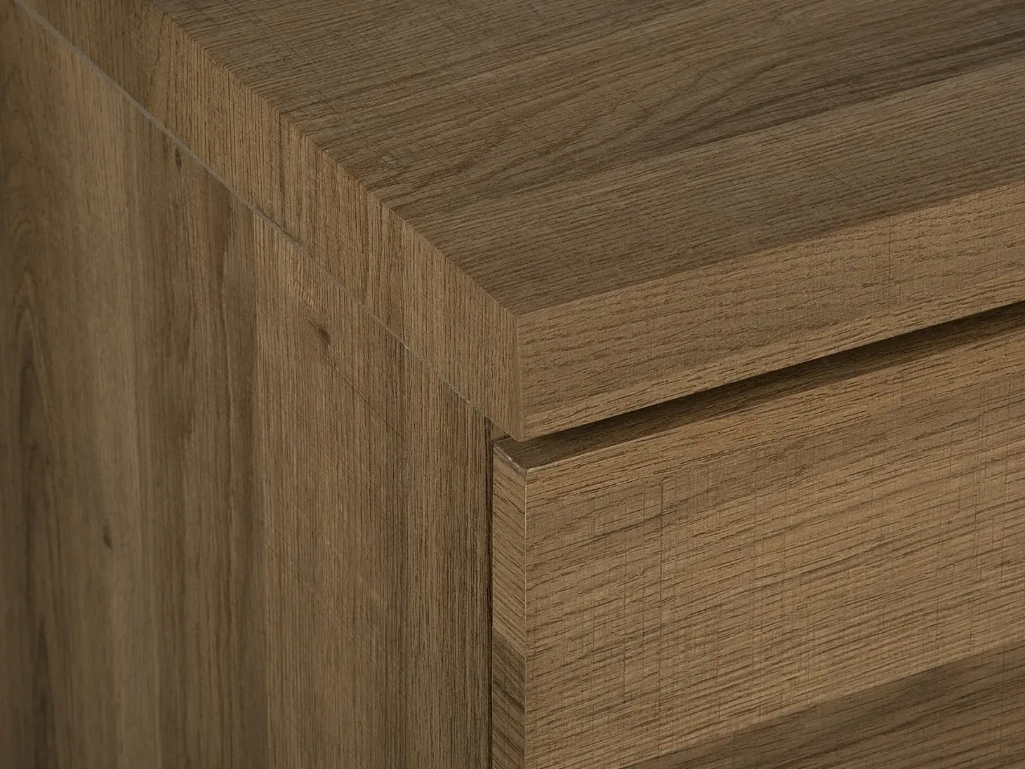 TV-bord TIMBER Mørkebrun