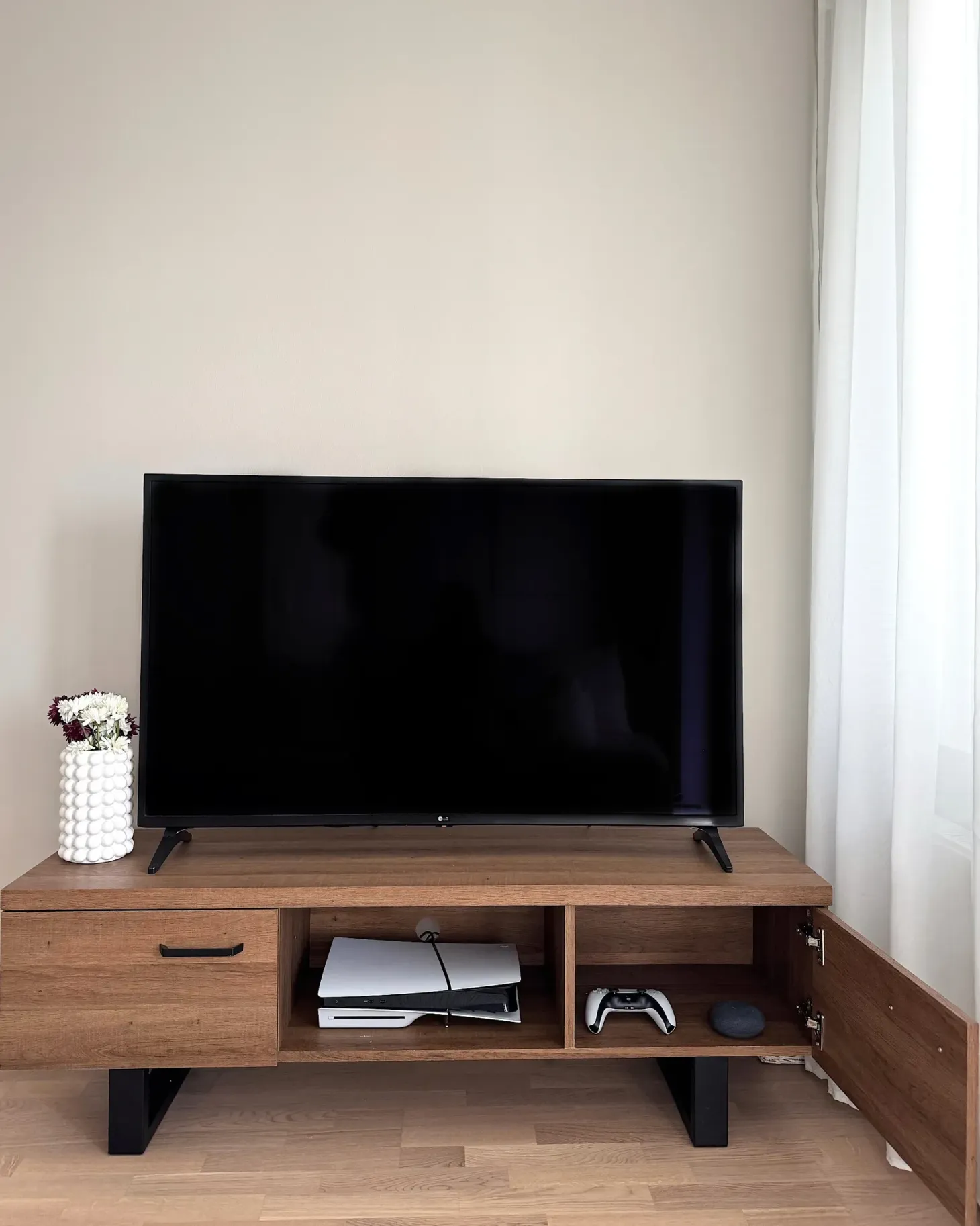TV-bord TIMBER Mørkebrun