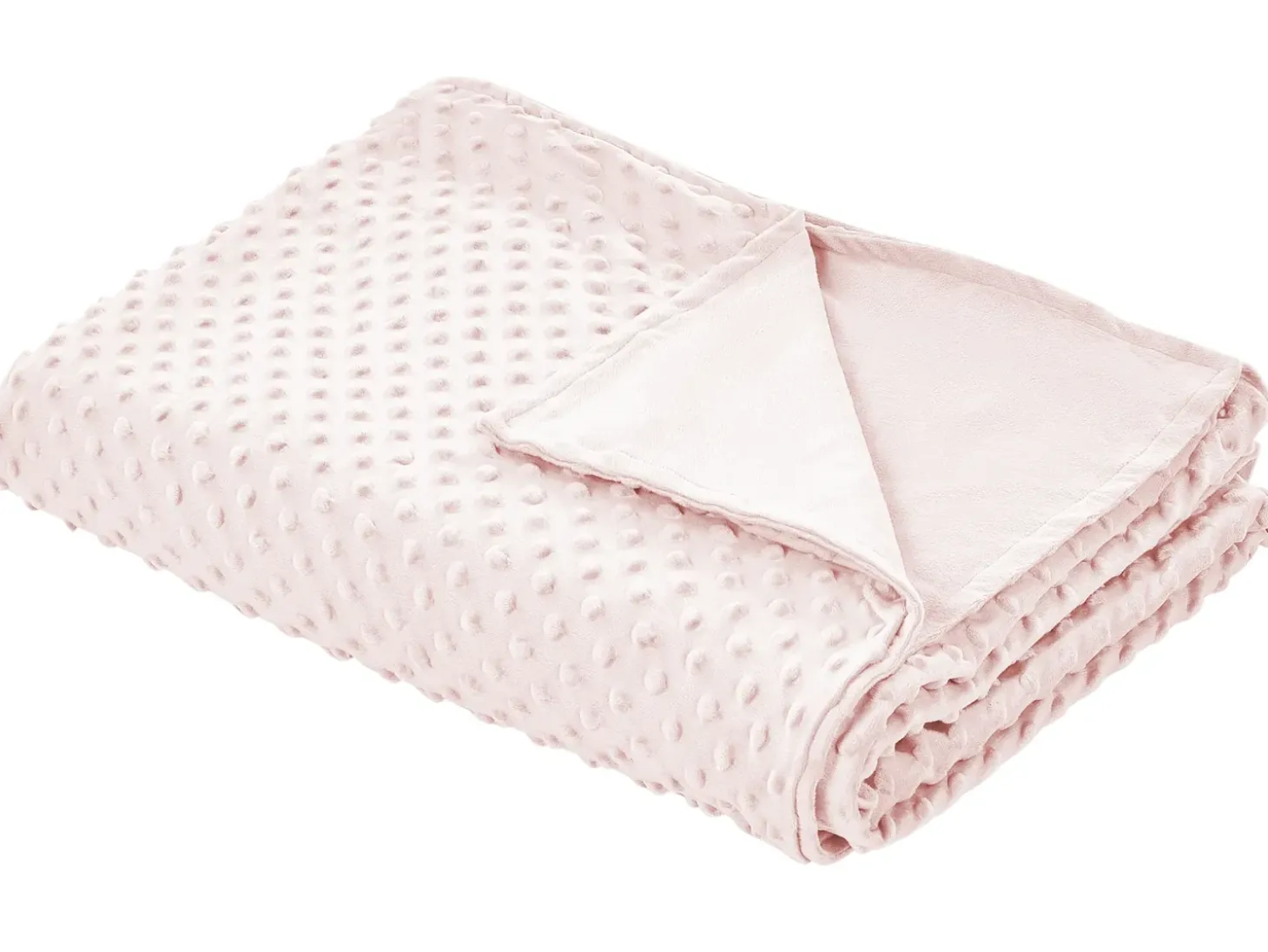 Tyngdetæppe betræk 800 CALLISTO 120 x 180 cm Pastellrosa
