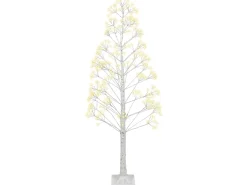 Udendørs dekoration LED ALBIONI Træ 180 cm Hvid