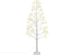 Udendørs dekoration LED ALBIONI Træ 180 cm Hvid