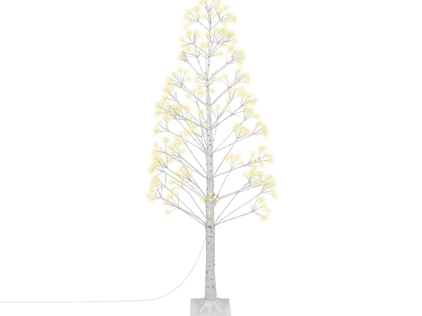 Udendørs dekoration LED ALBIONI Træ 180 cm Hvid