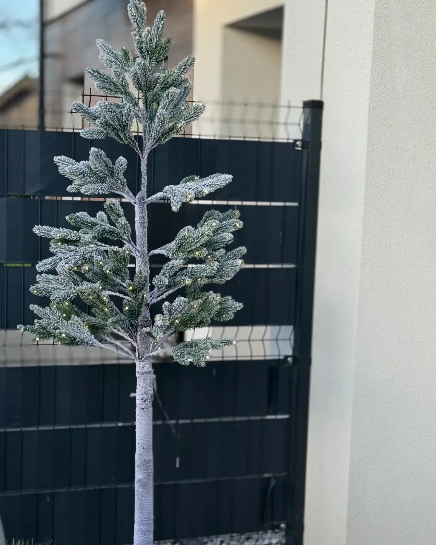 Udendørs dekoration LED ALBIONI Træ 180 cm Hvid