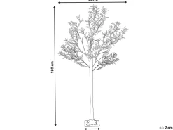 Udendørs dekoration LED CELIONI Træ 180 cm Grøn