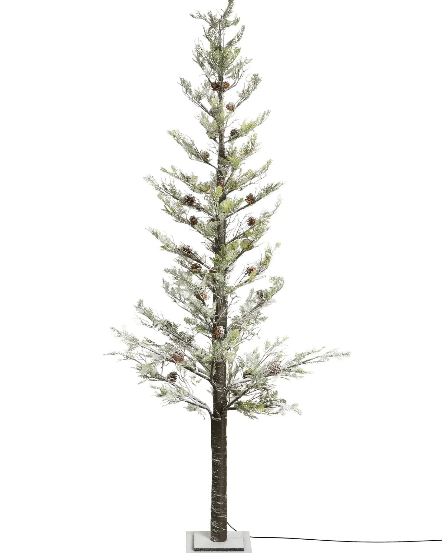 Udendørs dekoration LED GRENIVIK Juletræ 245 cm Hvid