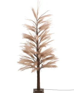 Udendørs dekoration LED HAUGANES Juletræ 190 cm Beige