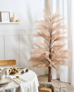 Udendørs dekoration LED HAUGANES Juletræ 190 cm Beige