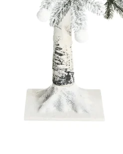 Udendørs dekoration LED HASSLAN Juletræ 125 cm Hvid