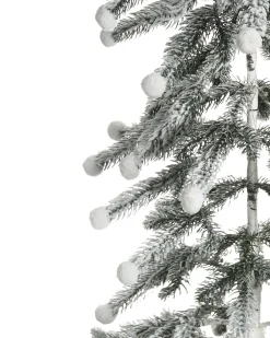 Udendørs dekoration LED HASSLAN Juletræ 125 cm Hvid