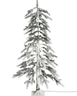 Udendørs dekoration LED HASSLAN Juletræ 125 cm Hvid