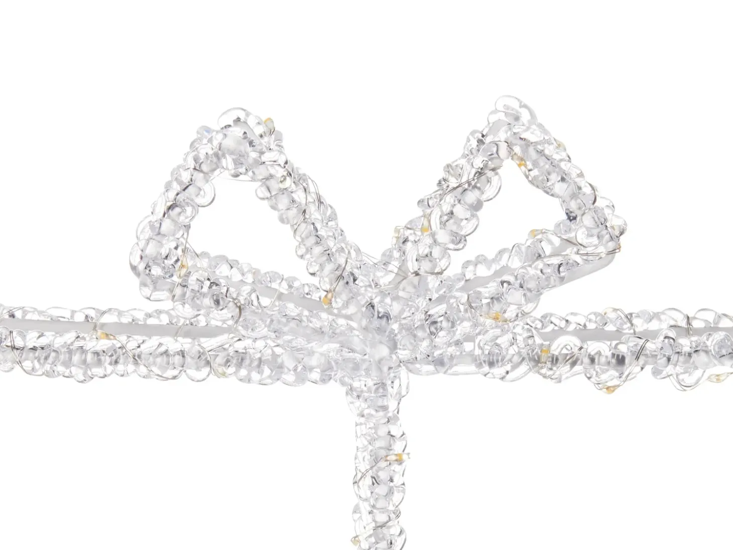 Udendørs dekoration LED KEMI Julegaver 25 cm Hvid