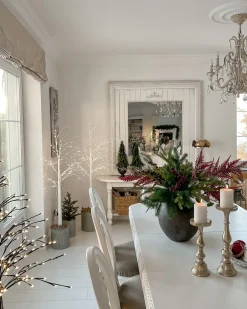 Udendørs dekoration LED LAPPI Juletræ 160 cm Hvid