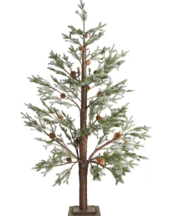 Udendørs dekoration LED LAUGARAS Juletræ 150 cm Grøn