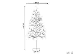 Udendørs dekoration LED LONKARI Træ 150 cm Brun