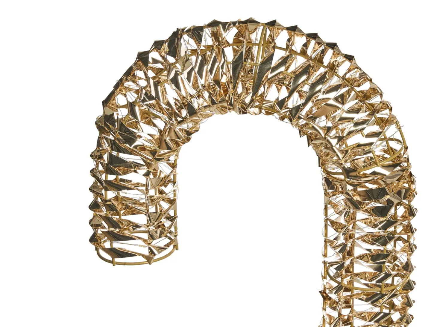 Udendørs dekoration LED NORRESO Sukkertop 74 cm Guld