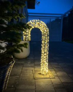 Udendørs dekoration LED NORRESO Sukkertop 74 cm Guld