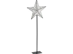 Udendørs dekoration LED SANNAN Stjerne 110 cm Sort