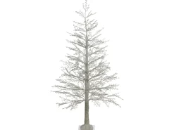 Udendørs dekoration LED SUONTEE Juletræ 180 cm Hvid