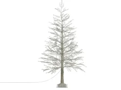 Udendørs dekoration LED SUONTEE Juletræ 180 cm Hvid
