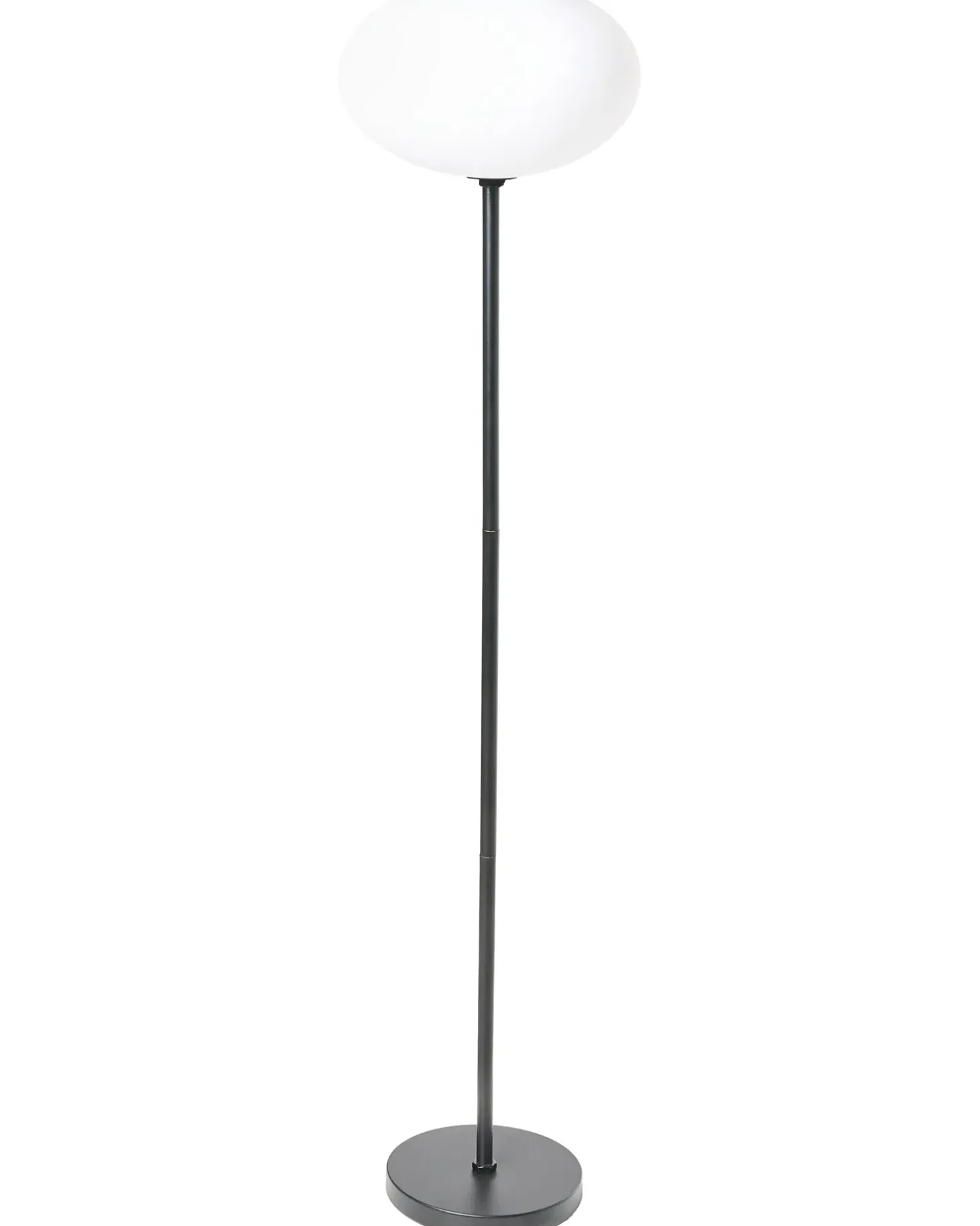 Udendørs solcelle LED-gulvlampe LUMBE Sort