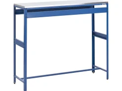 Udendørs barbord MAENZA 120 cm 40 cm Metal Blå