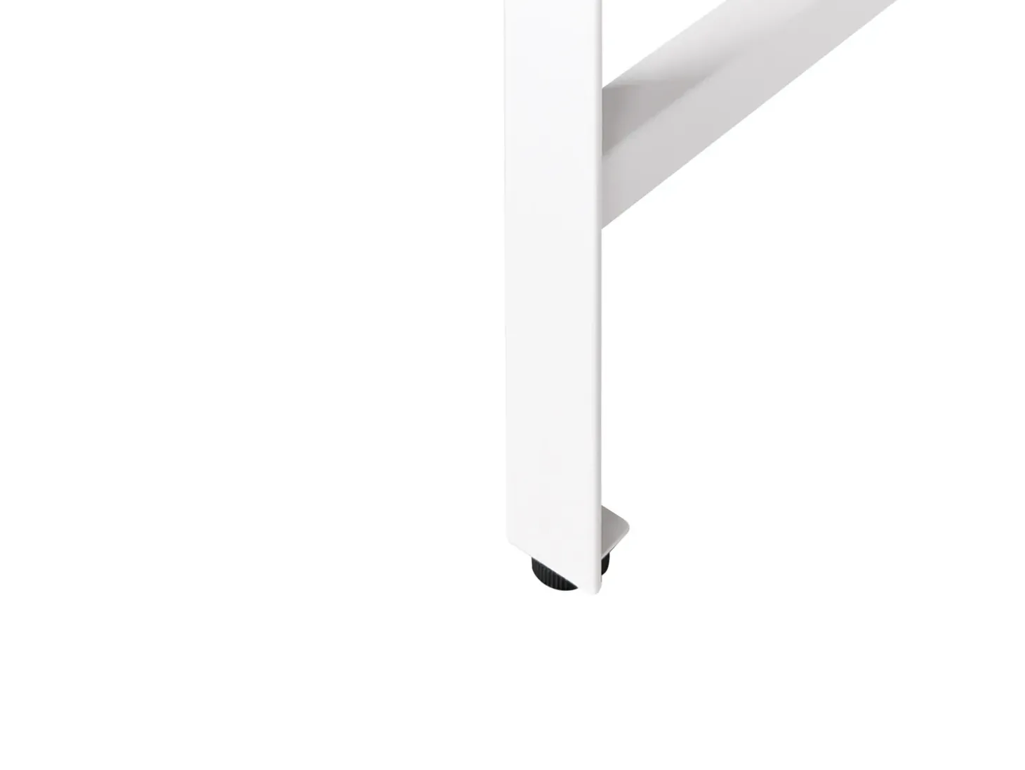 Udendørs barbord MAENZA 120 cm 40 cm Metal Hvid
