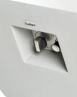 Udendørs gaspejs KATMAI Beton Lysegrå