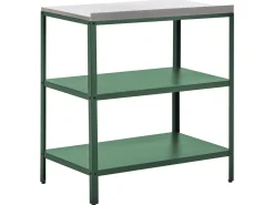 Udendørs køkkensæt i 2 dele med håndvask VILAMA Grøn Metal