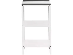 Udendørs køkkensæt i 3 dele med håndvask VILAMA Hvid Metal