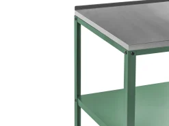 Udendørs køkkensæt i 4 dele med håndvask VILAMA Grøn Metal