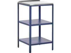 Udendørs køkkensæt i 4 dele med håndvask VILAMA Blå Metal