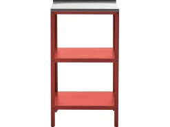 Udendørs køkkensæt i 3 dele VILAMA Rød Metal