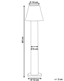 Udendørs LED-bedlampe HOLMES Sort