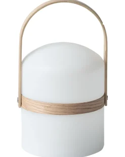 Udendørs LED-bordlampe ESTERO Med fjernbetjening Hvid
