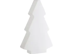 Udendørs LED-gulvlampe FINNAN Juletræ 83 cm Hvid