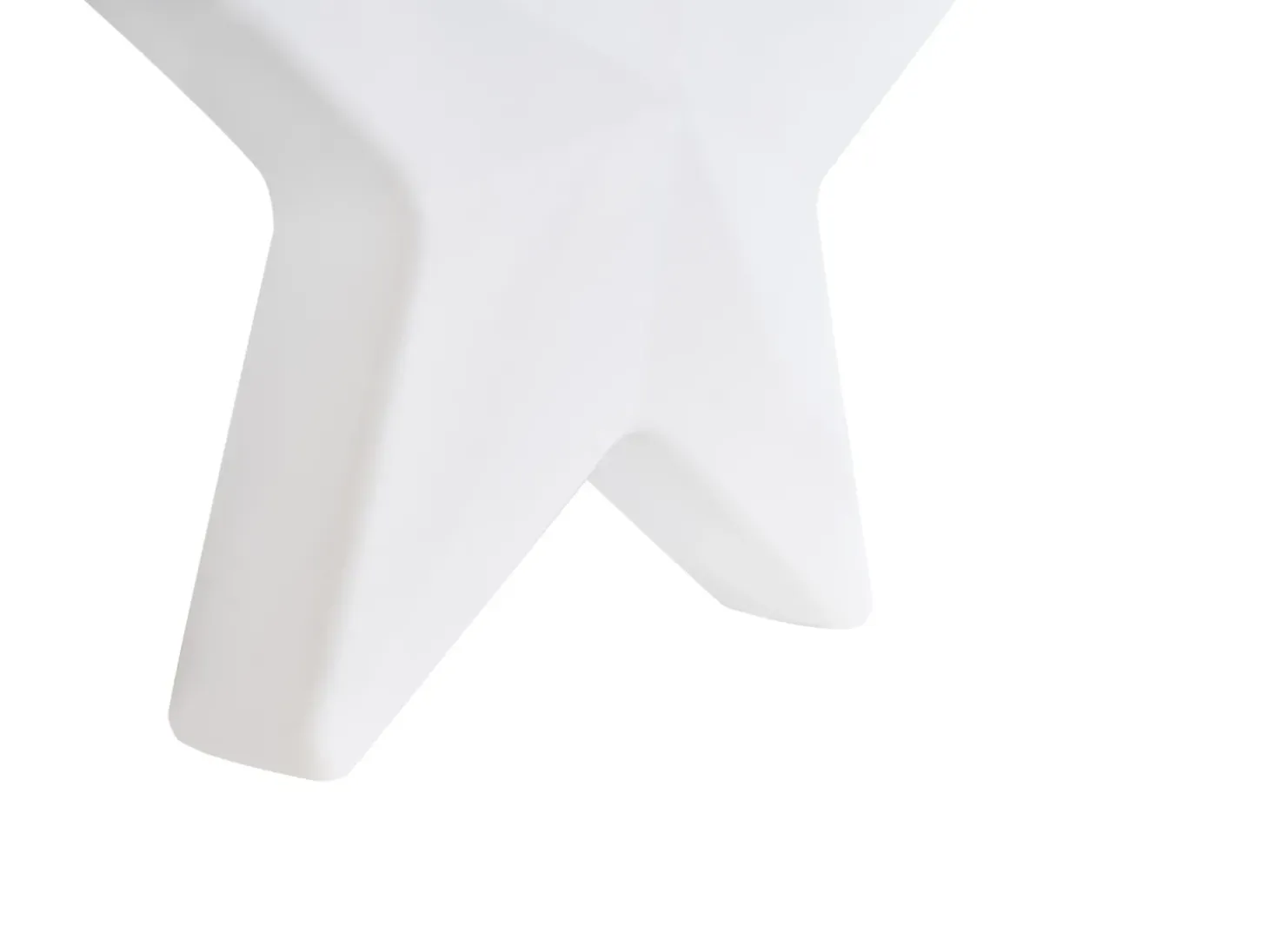 Udendørs LED-gulvlampe OLSAN Stjerne 76 cm Hvid