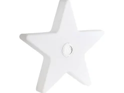 Udendørs LED-gulvlampe OLSAN Stjerne 76 cm Hvid