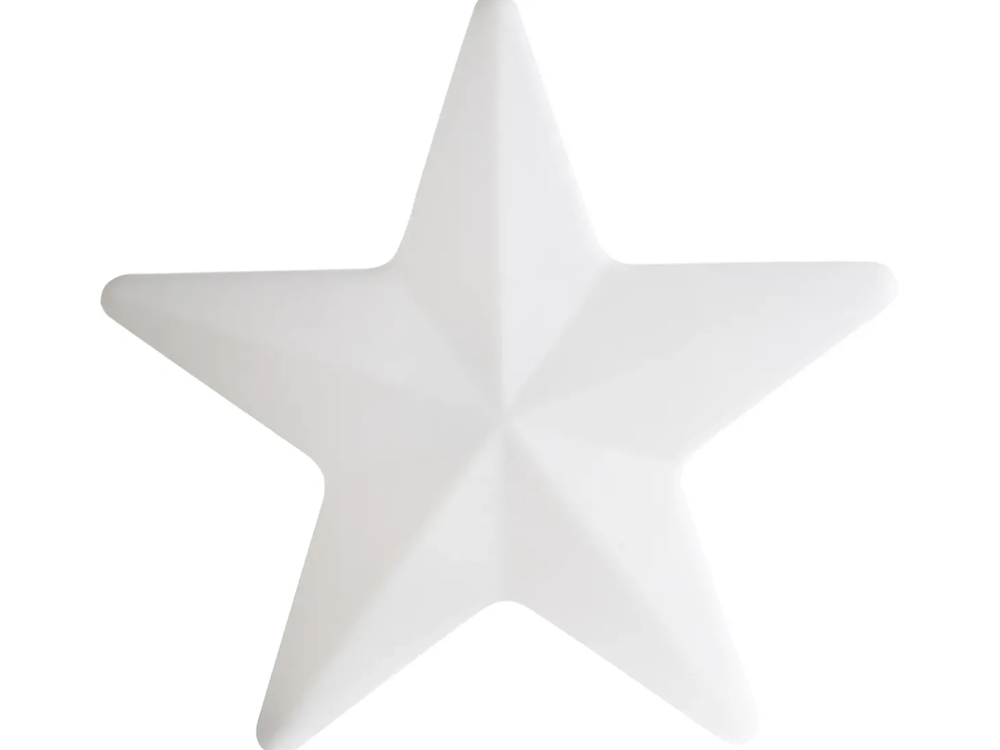 Udendørs LED-gulvlampe OLSAN Stjerne 76 cm Hvid