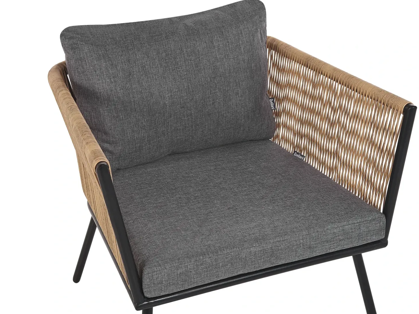 Udendørs pudebetræk sæt GARGANO Mørkegrå