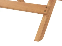 Udendørs sidebord JAVA Akacietræ Lysebrun Foldbar