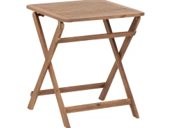 Udendørs sidebord PARAGGI 60 cm 60 cm Certificeret akacietræ Brun