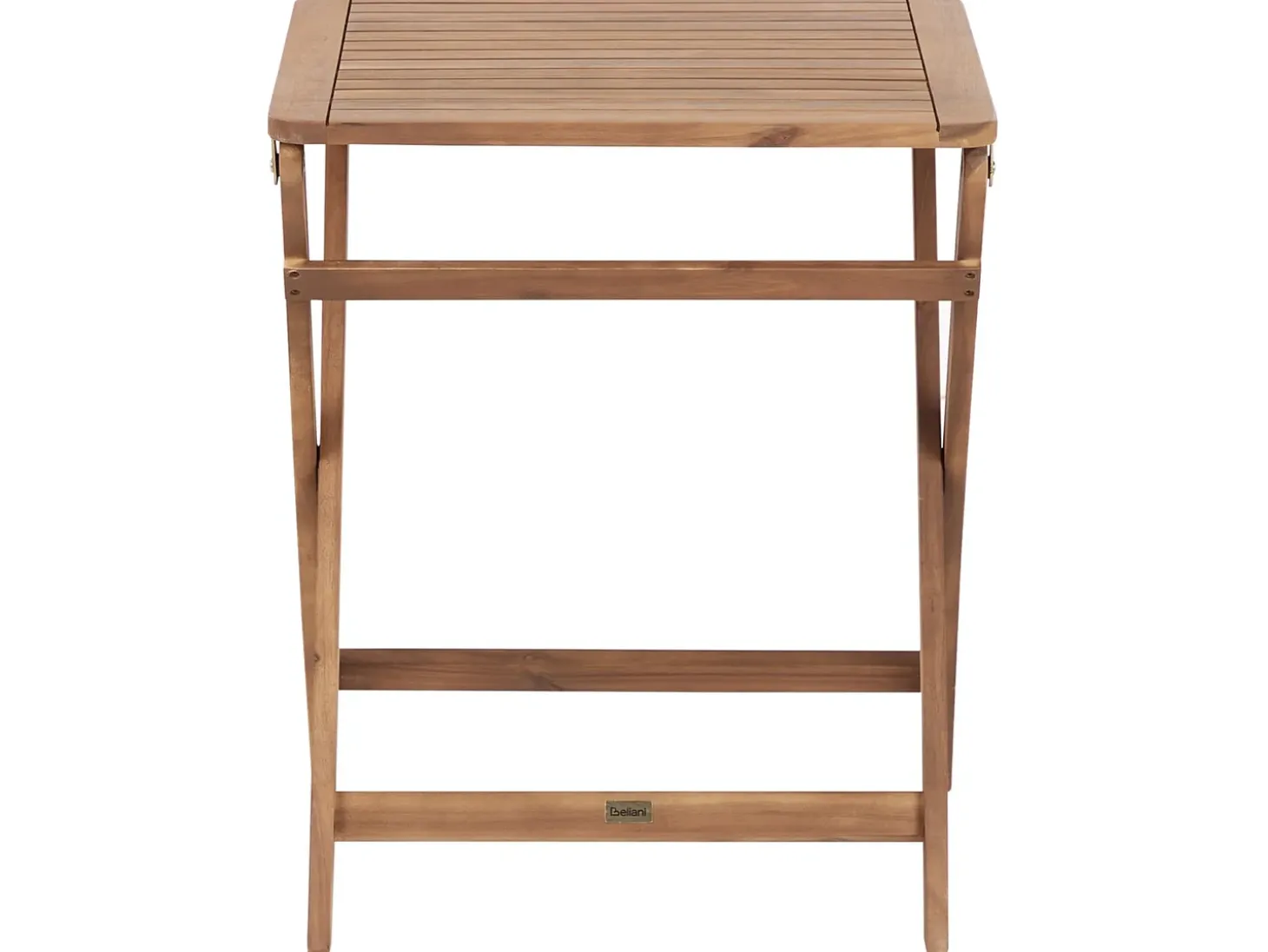 Udendørs sidebord PARAGGI 60 cm 60 cm Certificeret akacietræ Brun
