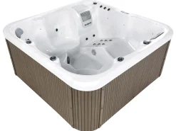 Udendørs spabad med LED CALIMA Hvid