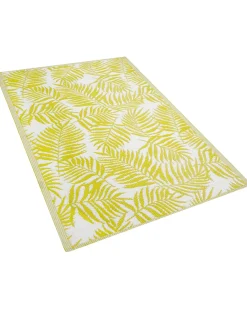 Udendørstæppe KOTA Gul 120 x 180 cm Kan vendes