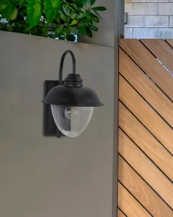 Udendørs væglampe BANKA Sort