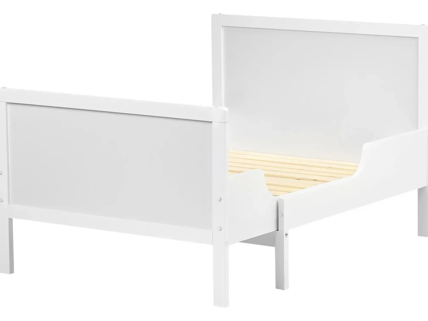 Udtrækkelig børneseng Fyretræ MONTIGNY 90 x 200 cm Hvid