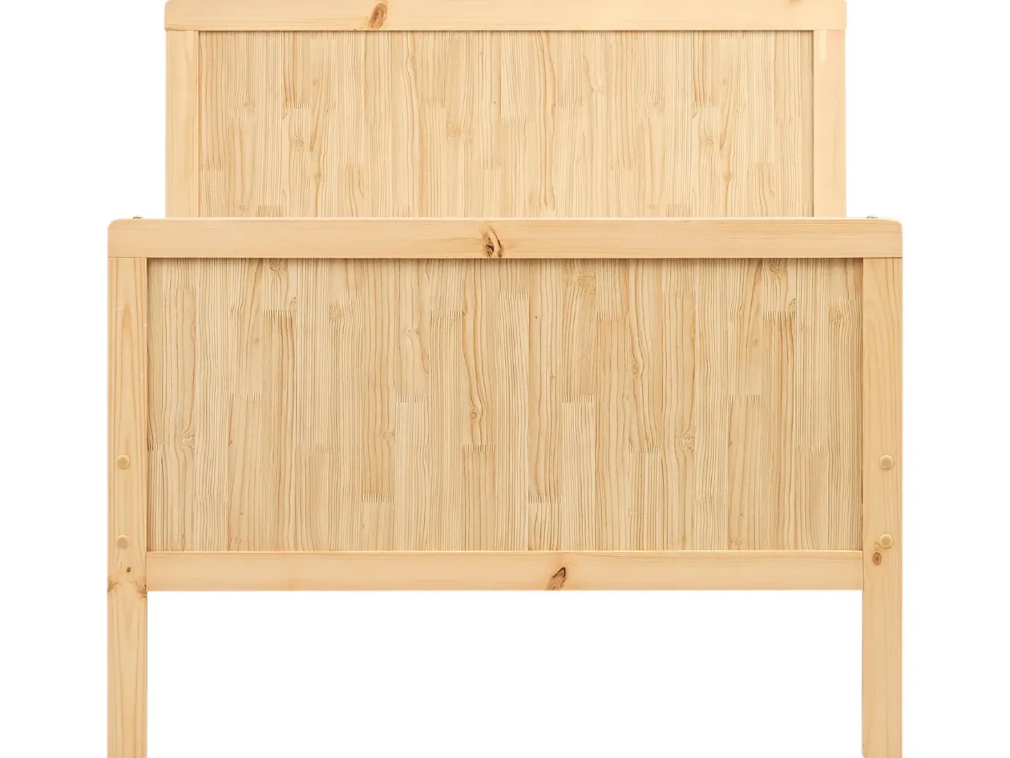 Udtrækkelig børneseng Fyretræ MONTIGNY 90 x 200 cm Lysebrun