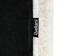 Udtræksseng Boucle GASSIN 90 x 200 cm Cremehvid