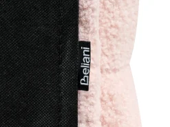 Udtræksseng Boucle GASSIN 90 x 200 cm Pastellrosa