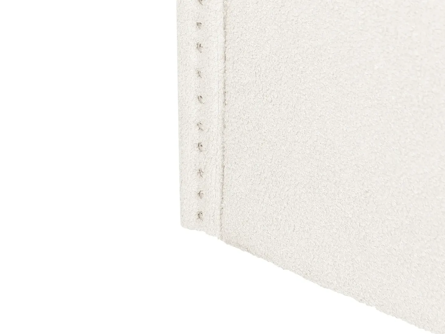 Udtræksseng Boucle TROYES 90 x 200 cm Lys Beige
